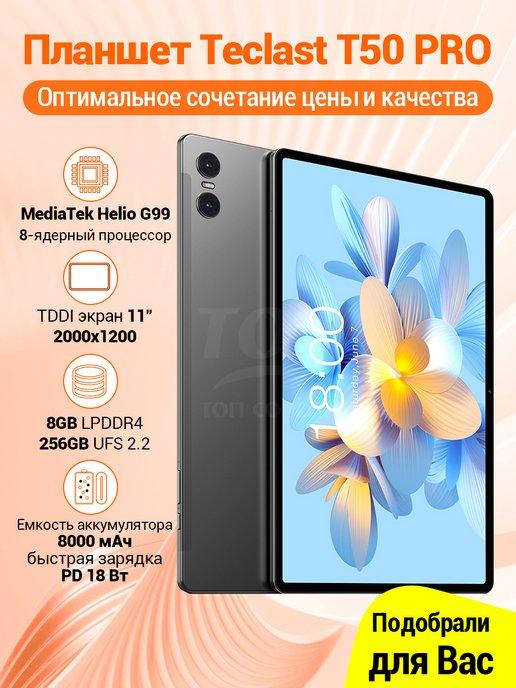 Teclast | Планшет T50 Pro 11'' 8GB 256GB 2000*1200 Android 13