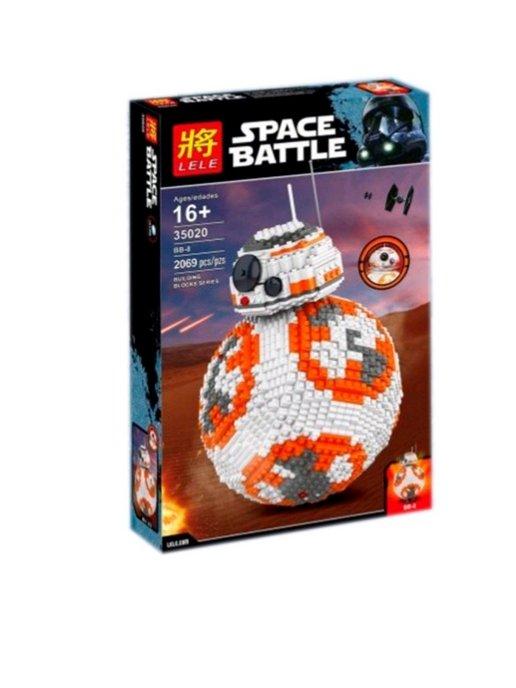 Конструктор Звездные войны Space wars Star Дроид BB-8