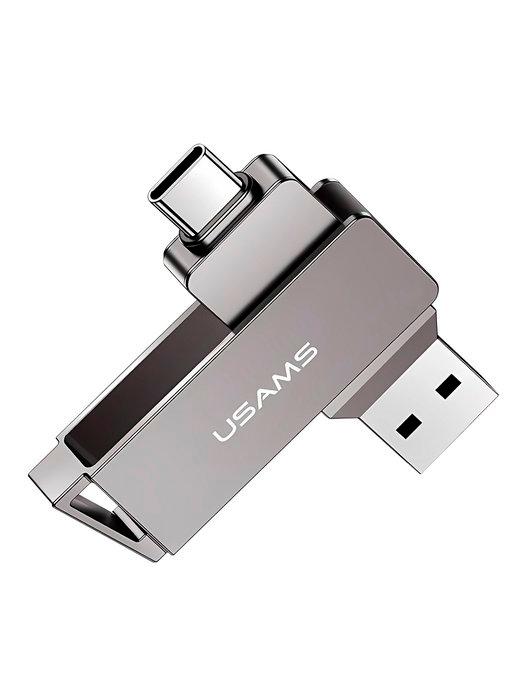 Флешка 128 Гб USB 3.0 и Type-C для компьютера и телефона