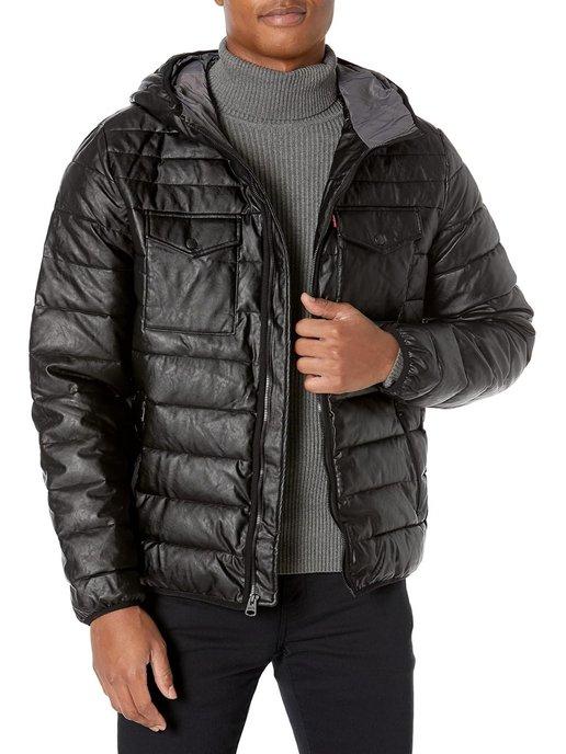 Пуховик Men Double Pocket Stretch Quilted Down Jacket