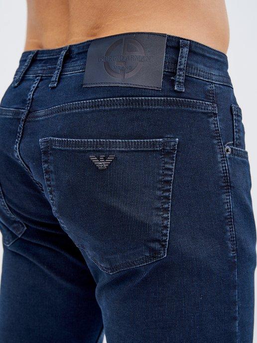 джинсы мужские прямые классические синие
