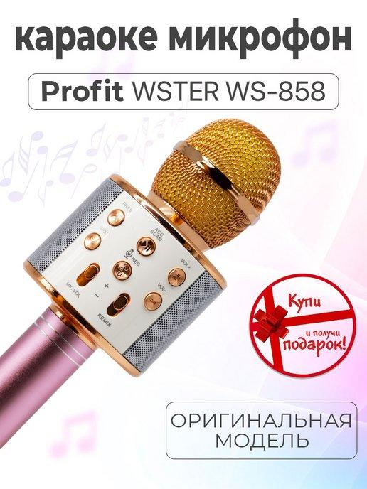 Микрофон караоке детский беспроводной WS 858