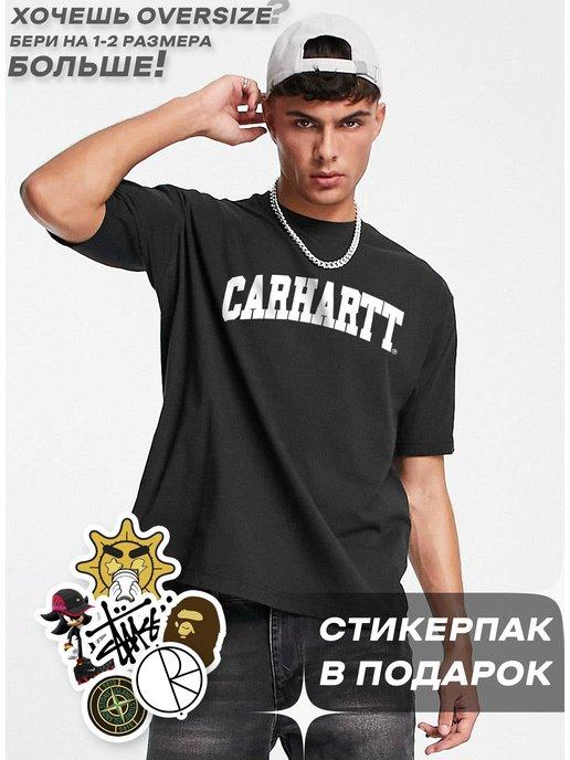 Футболка с принтом CARHARTT