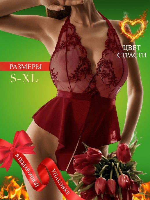 DOLCE PEONIA | Эротическое белье боди кружевное с доступом 18+