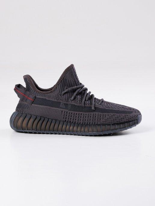 Кроссовки Yeezy 350 V2 Black (Non-Reflective)