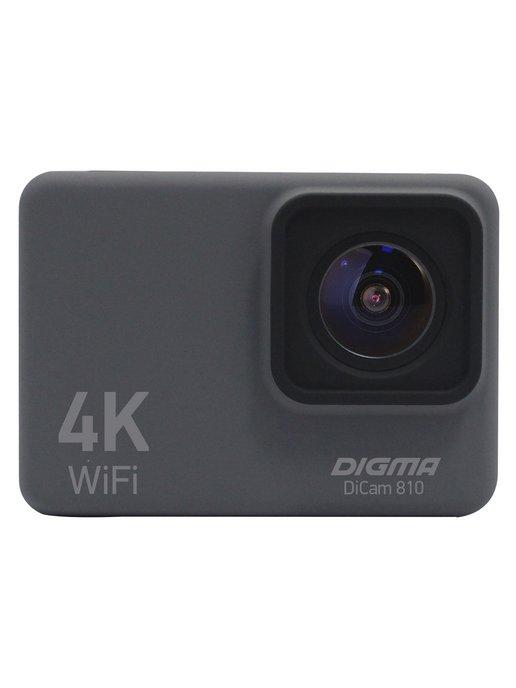 Экшн камера DiCam 810 4K, WiFi