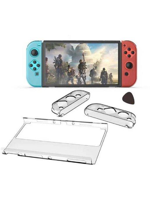 Оригинальный прозрачный чехол для Nintendo Switch OLED