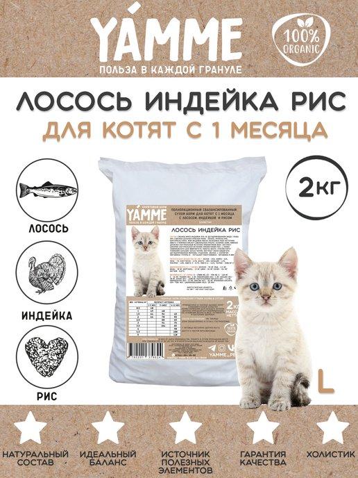 Корм для котят с лососем 2 кг ЯММИ