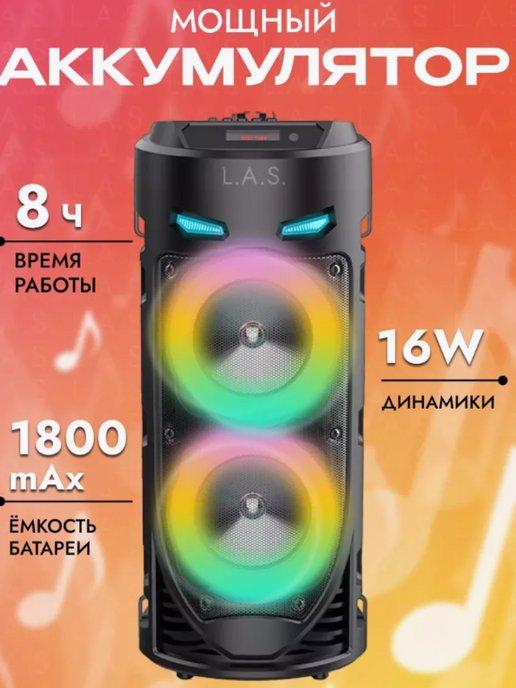 Портативная колонка с караоке Bluetooth 4239