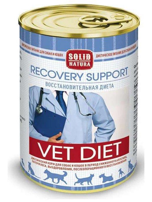 Влажный корм для кошек и собак VET Recovery Support, 340 г