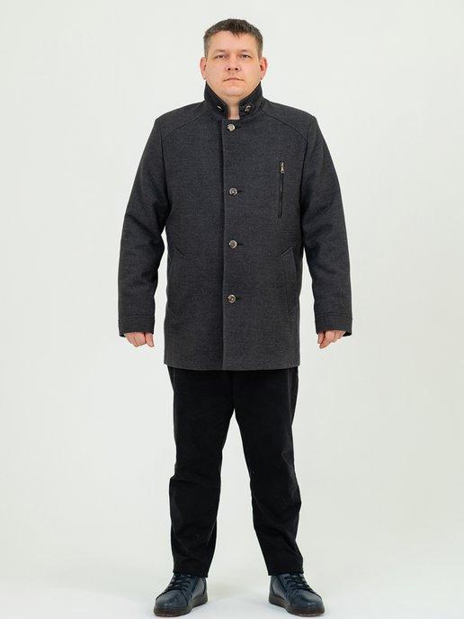 Пальто демисезонное большой размер пиджак оверсайз