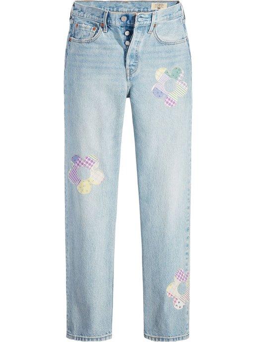 Джинсы 501 JEANS FOR WOMEN LIGHT INDIGO - WORN IN