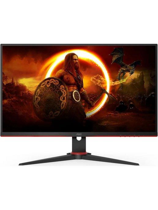 27" Монитор 27G2SPAE, IPS, 1920x1080, 165Hz, черно-красный