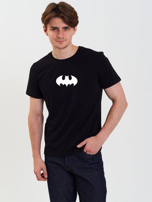 Bagaty | Классическая футболка с принтом Бетман