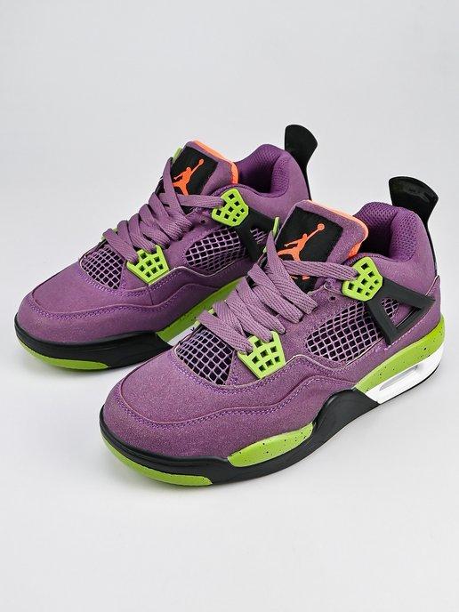 Кроссовки джорданы Air Jordan 4 retro спортивные