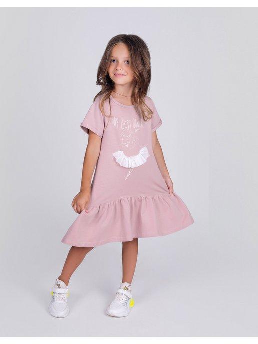 SeVa-Kids | Платье с кошкой для девочки