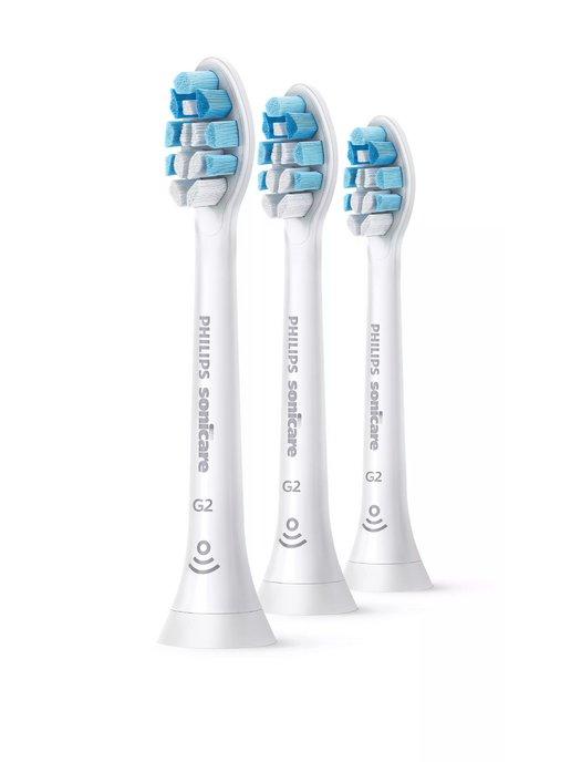 Насадки для зубных щеток Sonicare HX9033, 3 шт Цвет белый