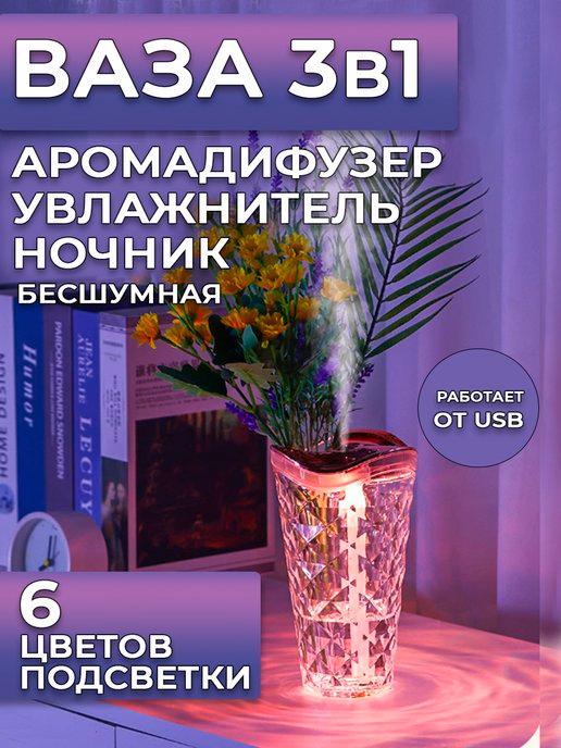 Увлажнитель воздуха для дома аромадиффузор настольный