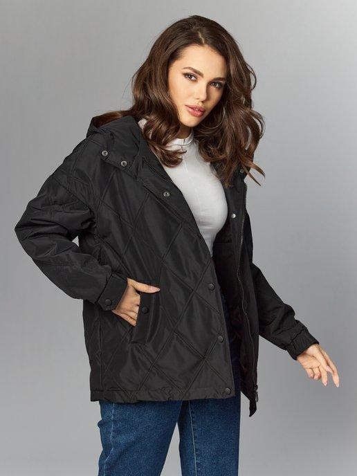 KALLY brand | Куртка демисезонная стеганая с капюшоном оверсайз