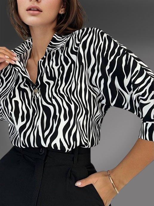 Блузка женская нарядная большие размеры в офис