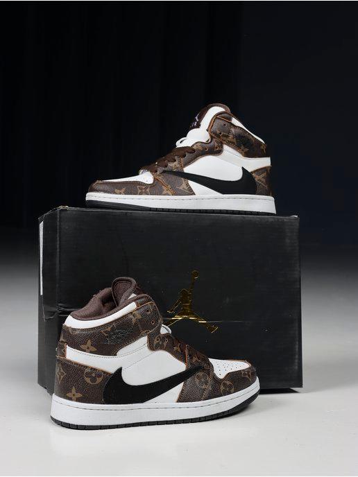 Кроссовки Nike Air Jordan 1 Travis Scott x Louis Vuitton