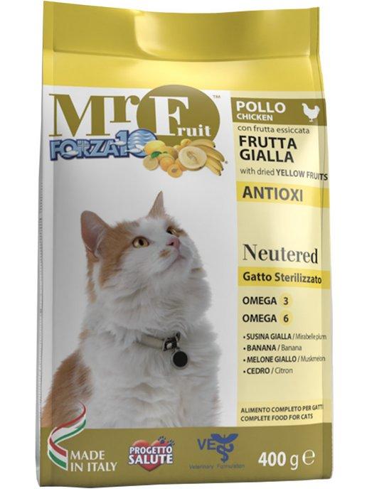 Корм Mr Fruit Neutered для стерилизованных кошек 0,4 кг 4 шт