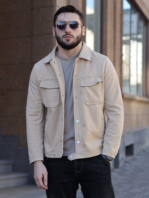 Urbano Wear | Куртка весенняя на пуговицах, полупальто классическое