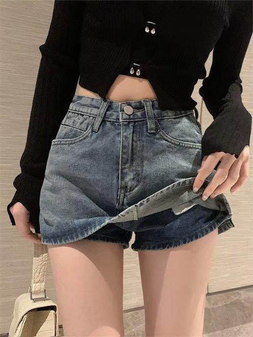 Юбка шорты мини джинсовая y2k coquette