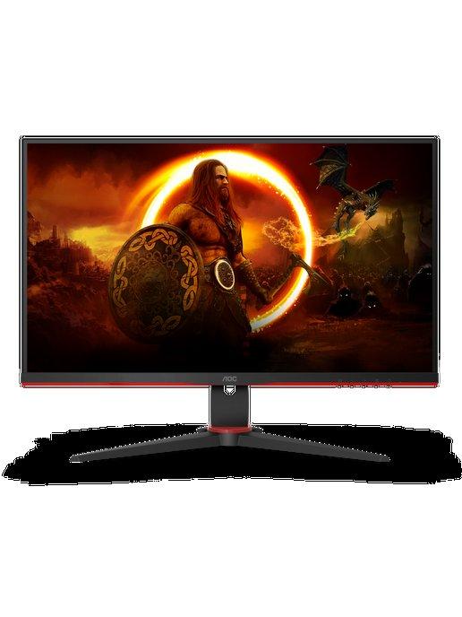 Монитор LCD 23.8'' 24G2SPAE, черно-красный