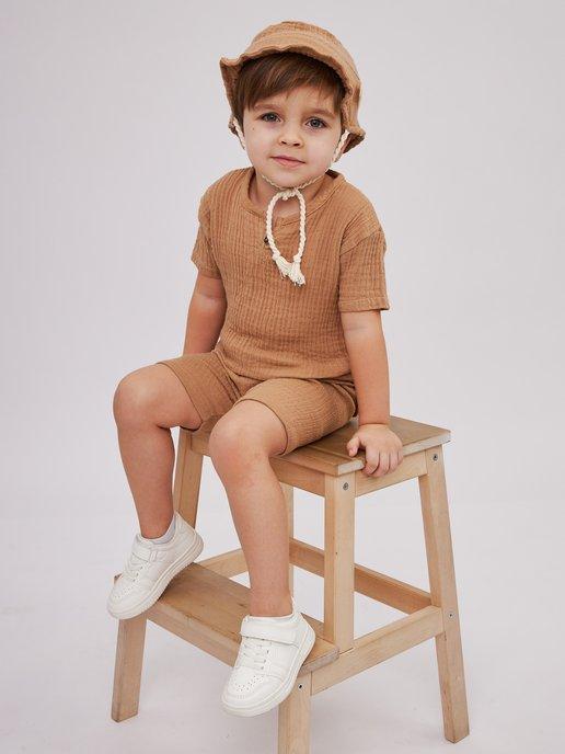 Детский костюм из муслина с шортами
