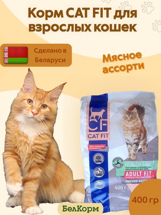 Корм сухой для кошек CAT FIT 400 гр