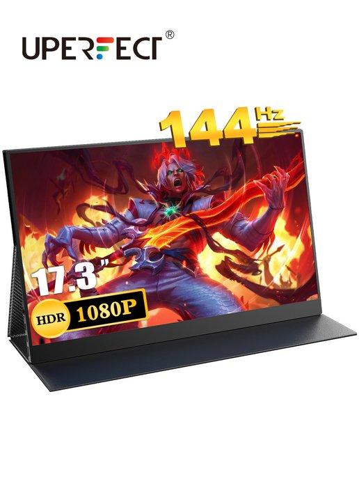 UPlays K8 17,3-дюймовый монитор для ПК, 144 Гц, FHD