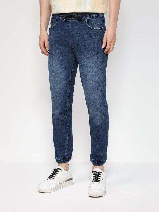 Loft | Джоггеры мужские джинсовые на резинке хлопок