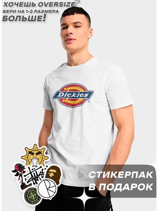 Оверсайз футболка с принтом DICKIES