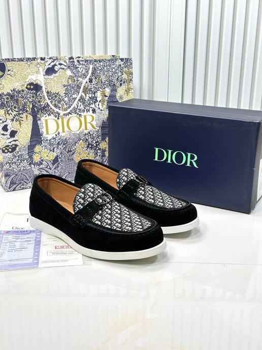 Лоферы классические мокасины Dior