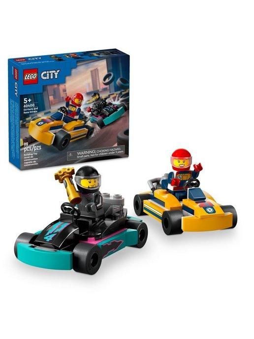 Конструктор City Karting Картинг и гонщики 99 деталей