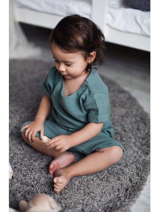 Innate style | Детский костюм из муслина шорты и футболка
