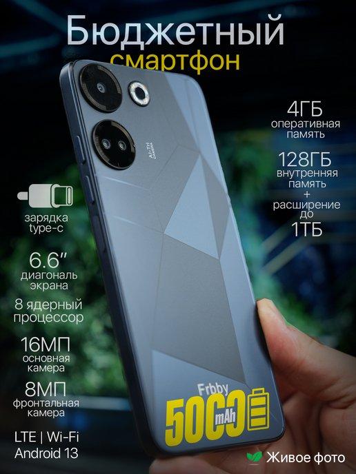 Смартфон F20 4GB+128GB, 8MP+16MP, 5000 mAh