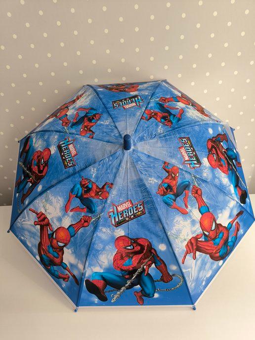 Детский зонт Человек паук синий