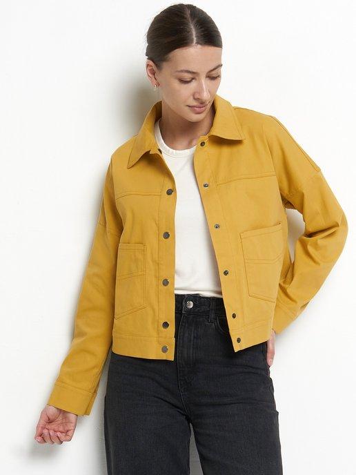 Куртка джинсовая оверсайз базовая модная стильная