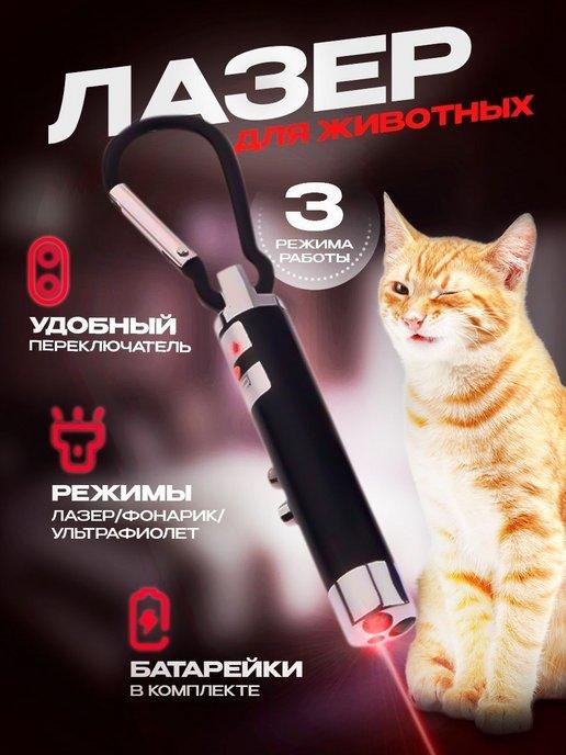 Лазерная указка фонарик, игрушка для кошек и собак