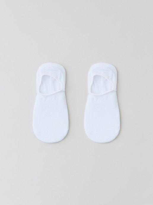 Носки детские базовые подследники для девочки, набор 2 пары