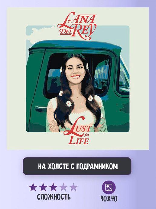 Картина по номерам Lana Del Rey Лана Дель Рей обложка