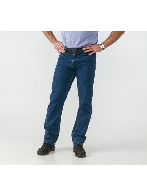 Джинсы прямые классические брюки джинсовые классика широкие