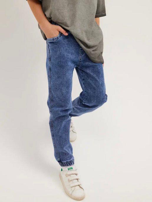 джинсы для мальчика джоггеры на резинке подростковые
