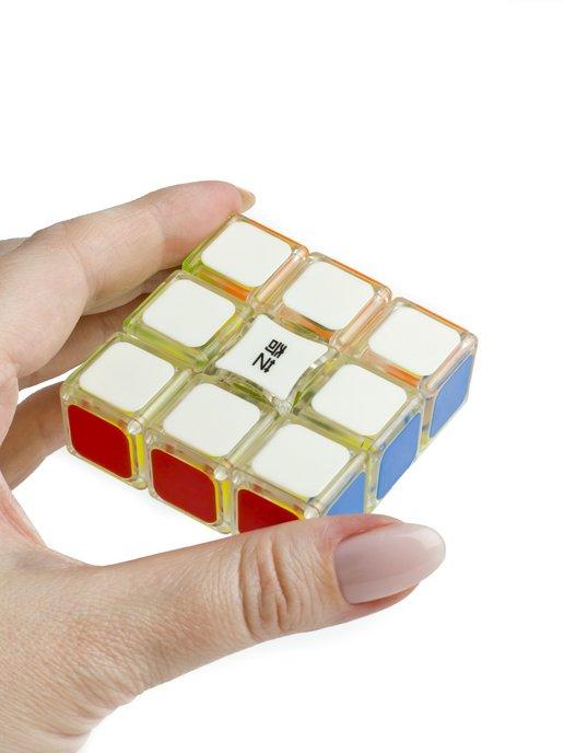 Кубик Рубика 1x3x3 прозрачный