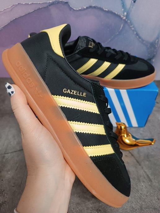 Кроссовки кеды из натуральной замши с сеткой Adidas Gazelle