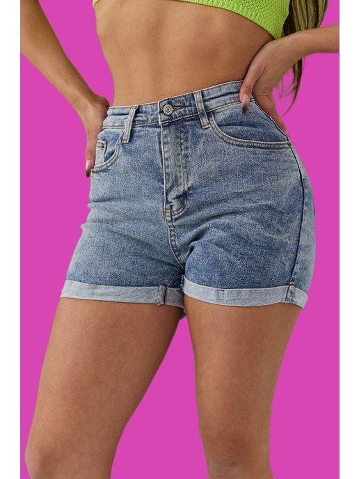 Сногшибательный шоп | Шорты женские джинсовые летние короткие на высокой посадке