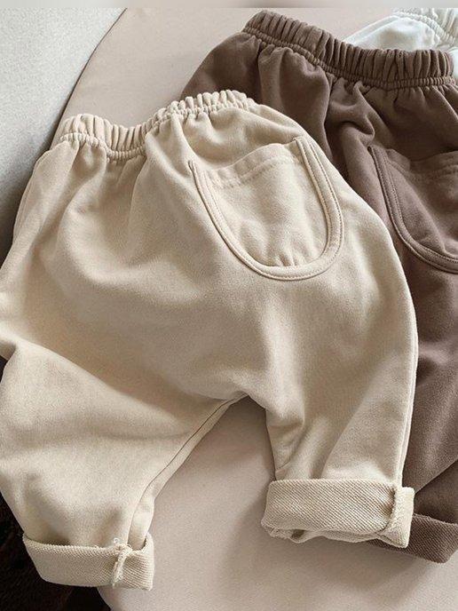 Брюки - штанишки трикотажные для малышей новорожденных