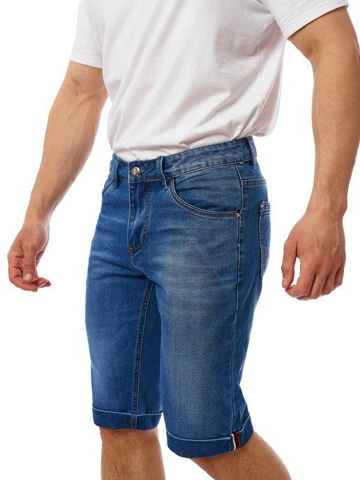 Шорты мужские джинсовые летние удлиненные